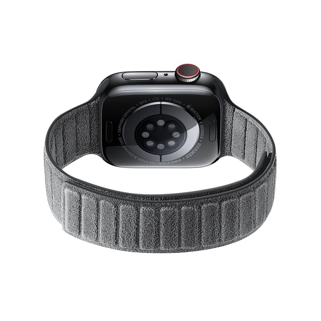 Alcantara Apple Watch Armband - Nardograu - 42/44/45mm & Ultra (49mm)