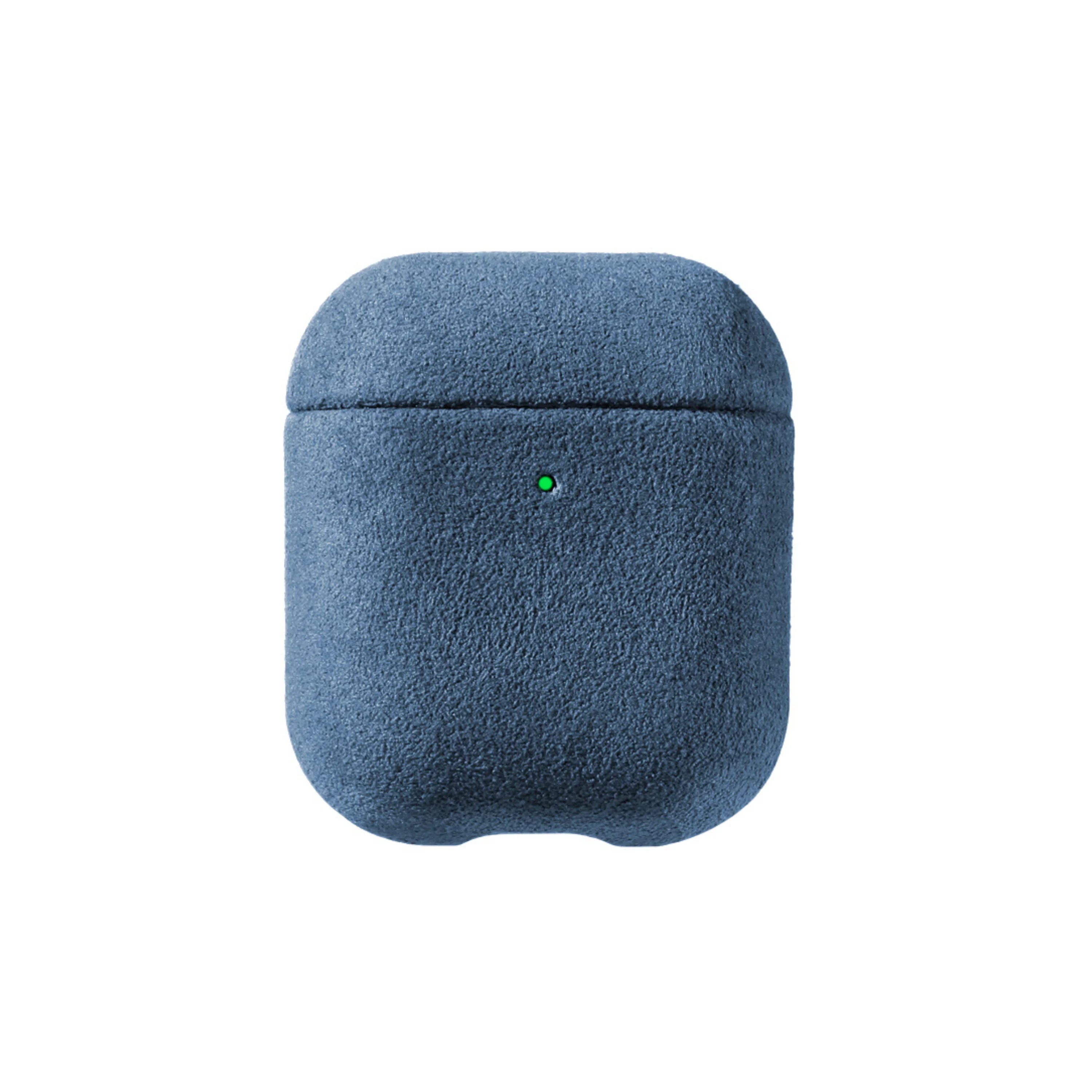 Alcantara-Hülle für AirPods 1/2 Generation – Meerblau