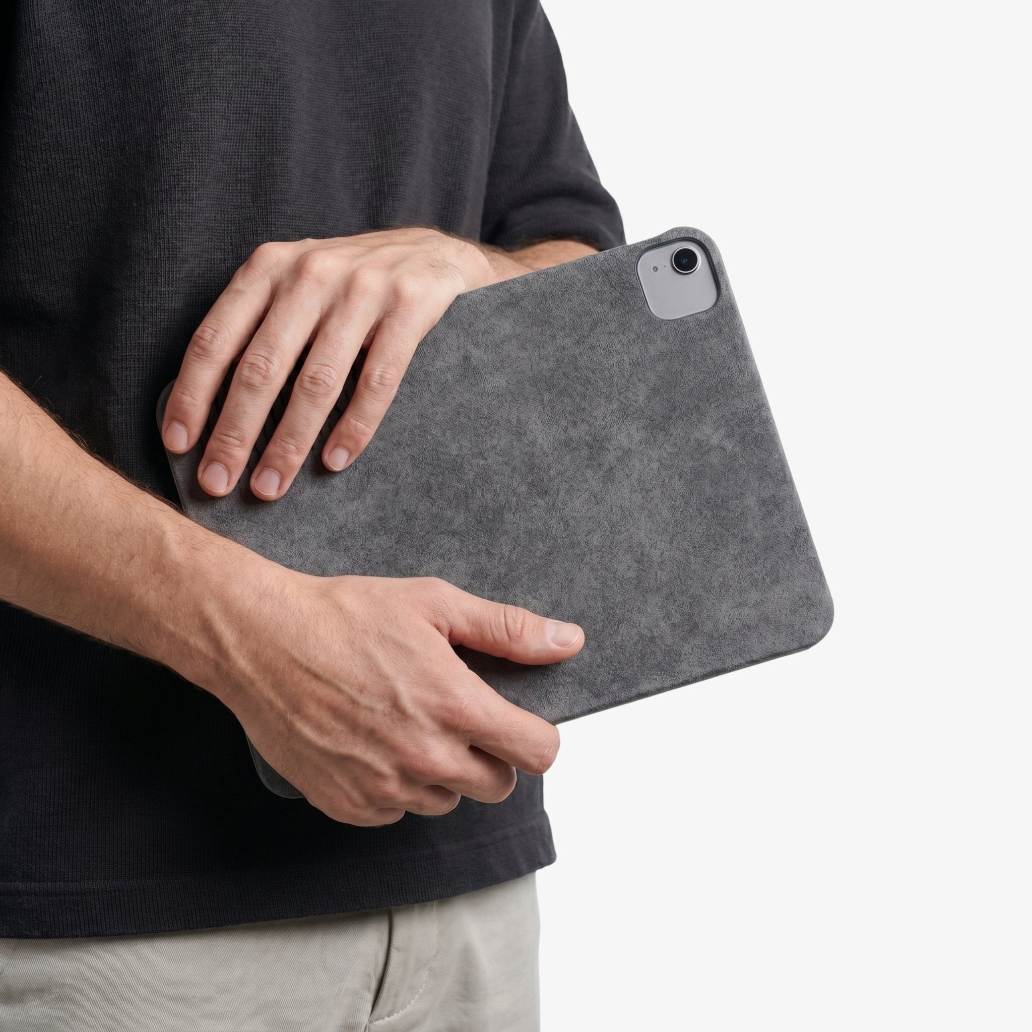 Alcantara iPad Cover - For iPad Air 2026 (13 inch) - Space Grey - Alcanside