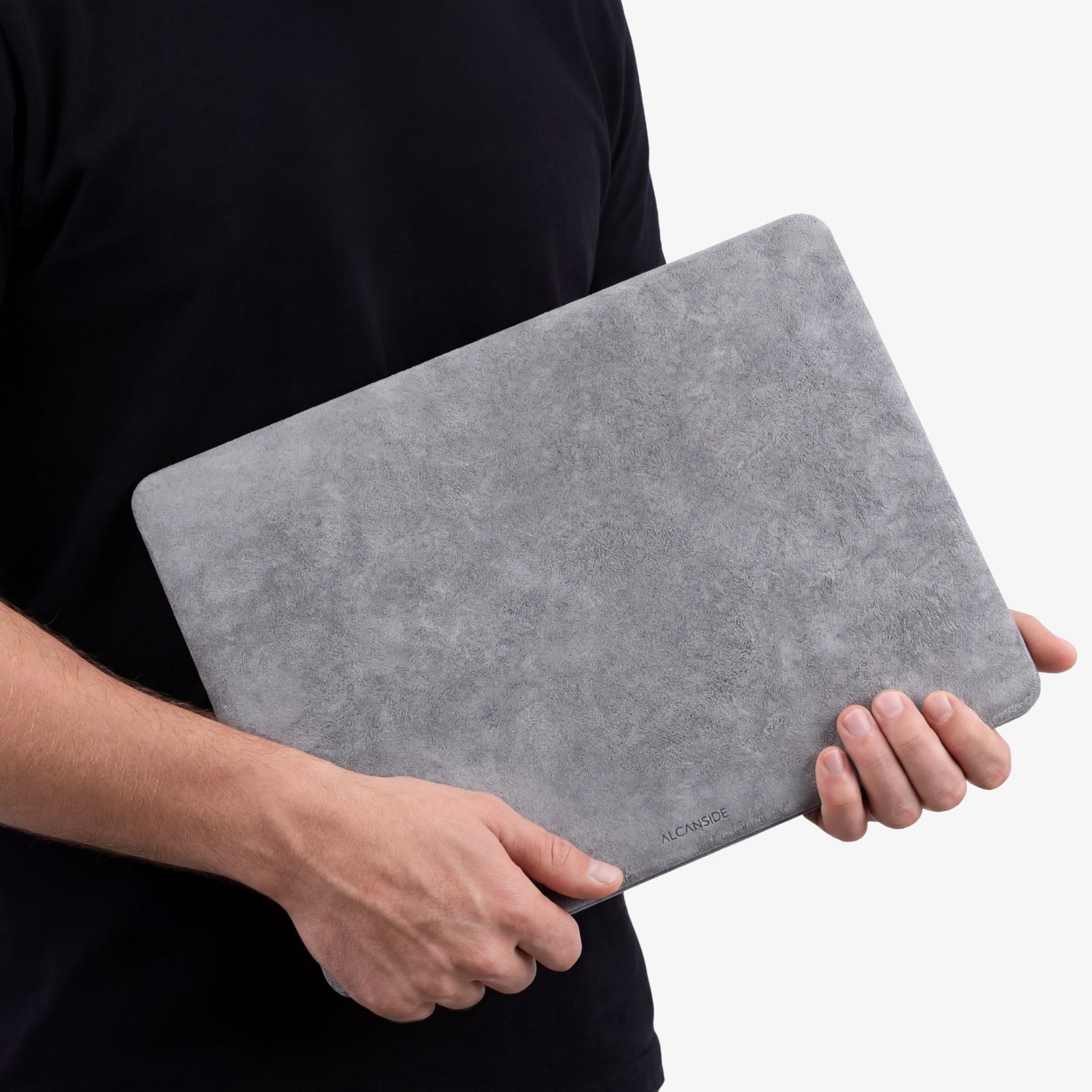 Alcantara MacBook Air Cover - For 13.6 inch (2022 M2 - 2025 M4) - Nardo Gray - Alcanside