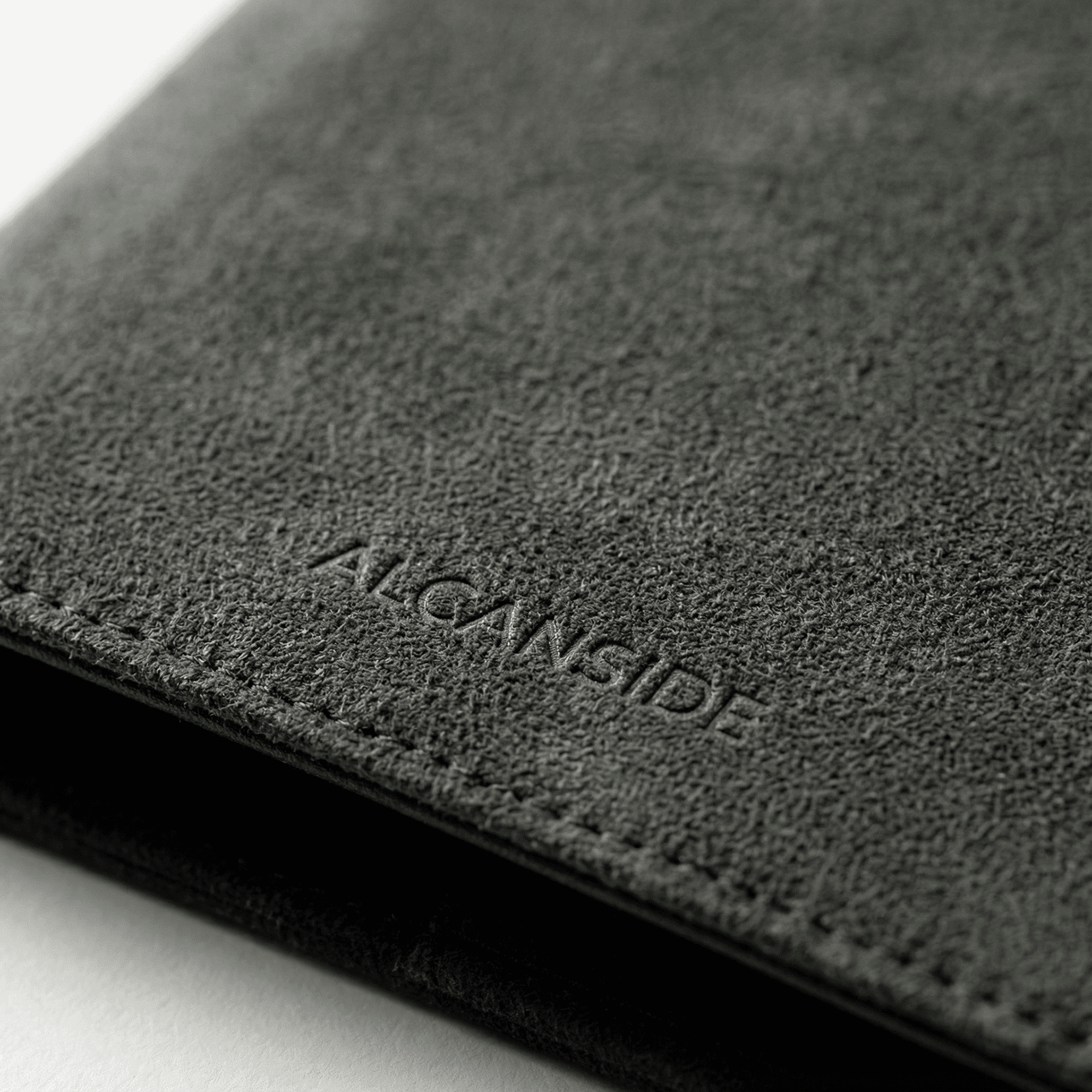 Alcantara Passport Cover - Space Grey - Alcanside