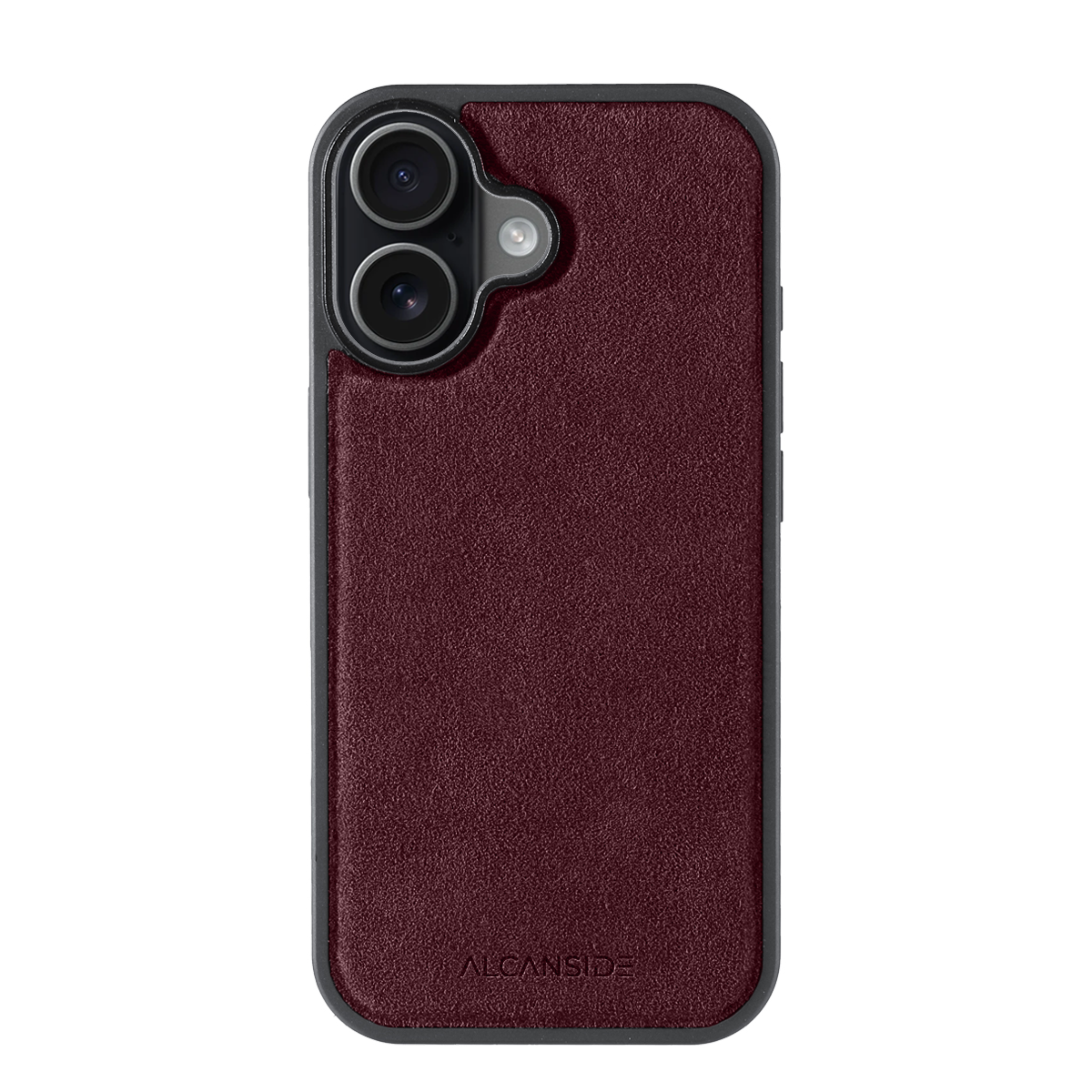 iPhone 17 - Alcantara Back Cover - Wine Red