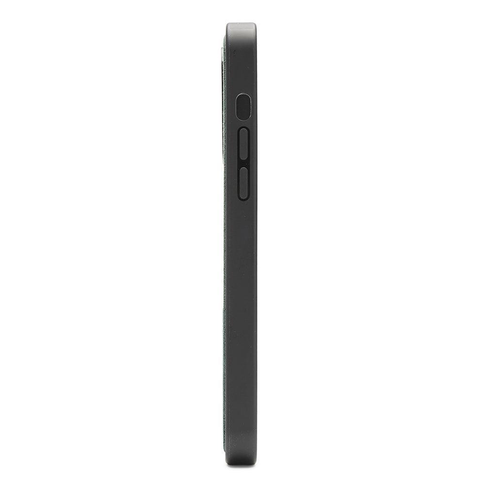 iPhone 12 & 12 Pro - Alcantara Back Cover - Midnight Green - Alcanside