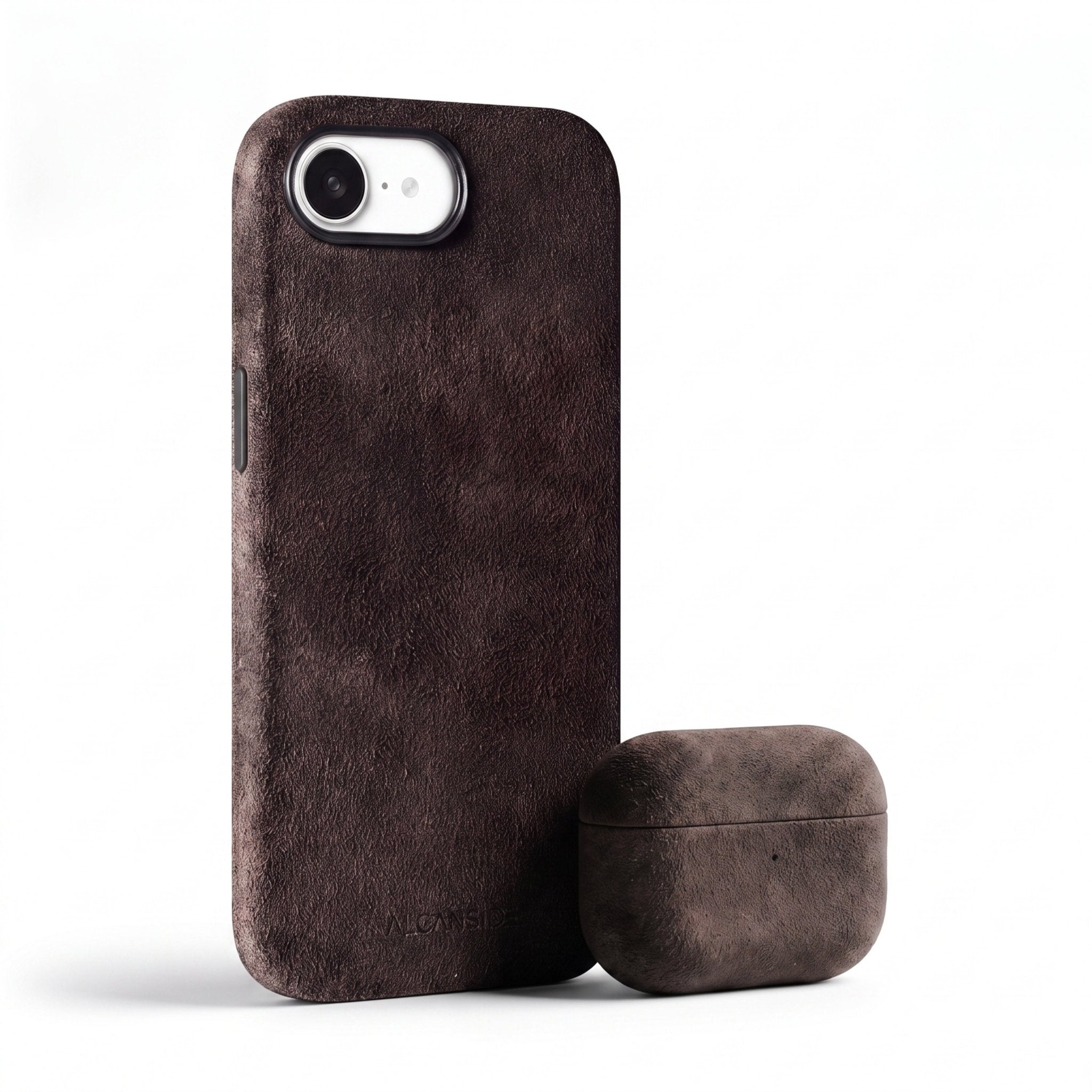 iPhone 16e - Alcantara Case - Chocolate Brown - Alcanside