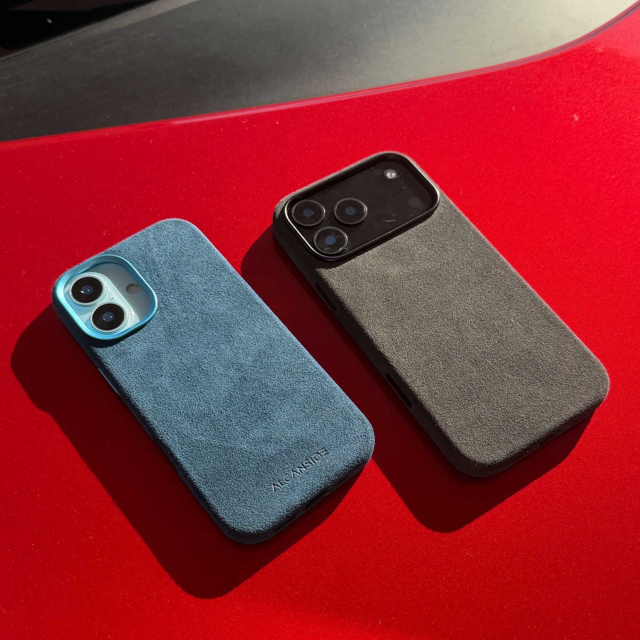 iPhone 17 - Alcantara Case - Ocean Blue - Alcanside