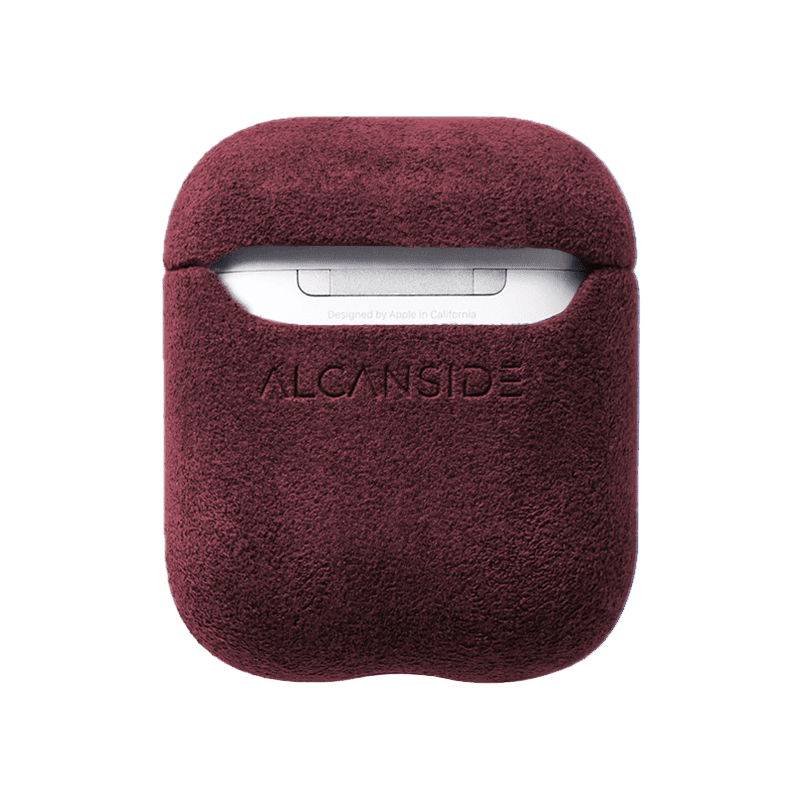 Donkervoort - AirPods 1/2 Gen Alcantara Case - Red - Alcanside