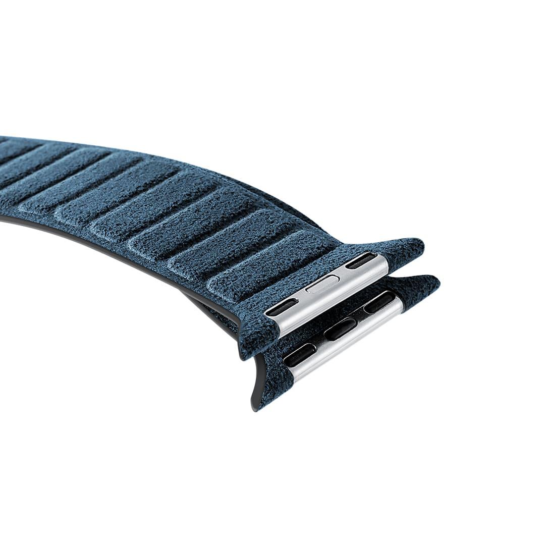 Alcantara Apple Watch Armband – Meerblau – 38/40/41 mm
