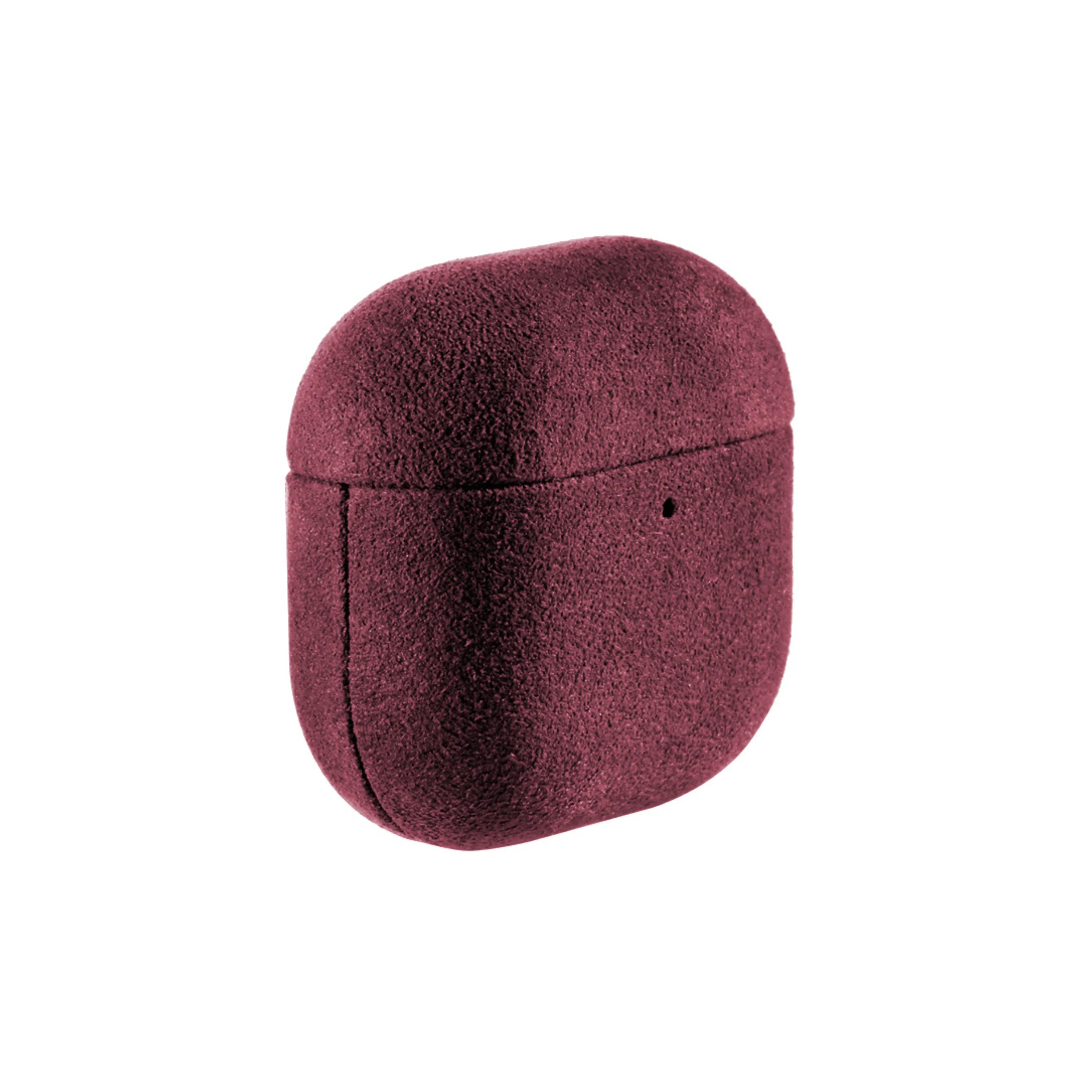 AirPods (4th generation) Alcantara Case - Wine Red