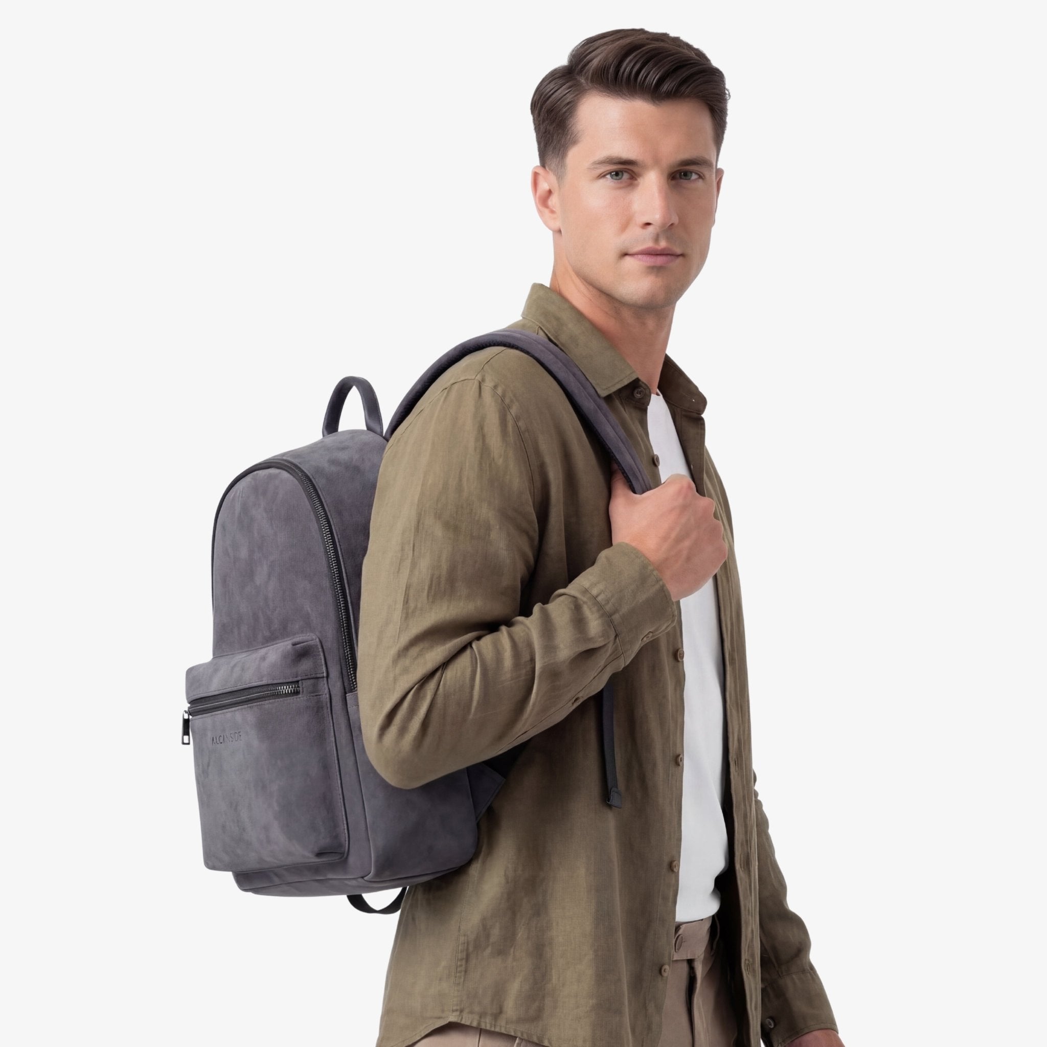 Alcantara Backpack - Space Grey - Alcanside