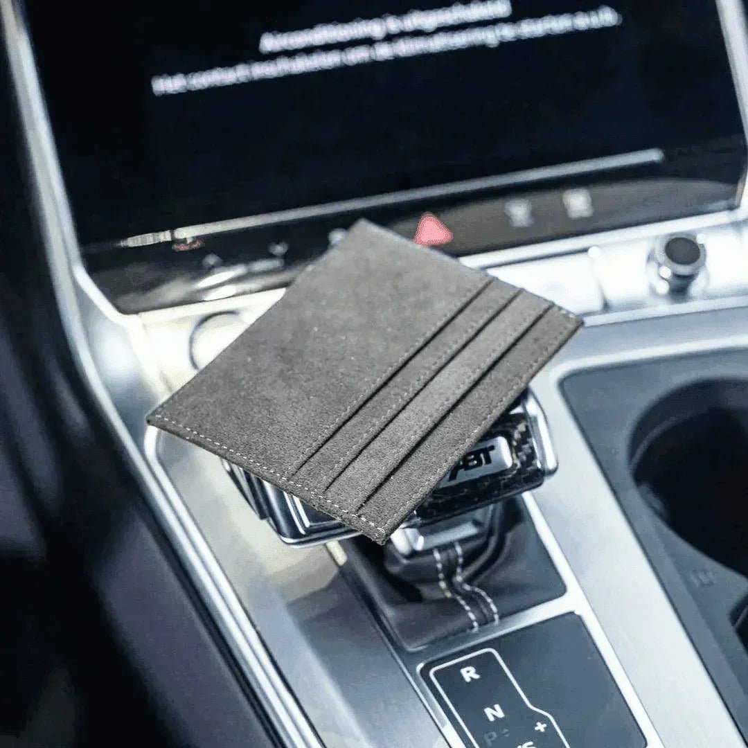 Alcantara Card Wallet - Nardo Gray - Alcanside