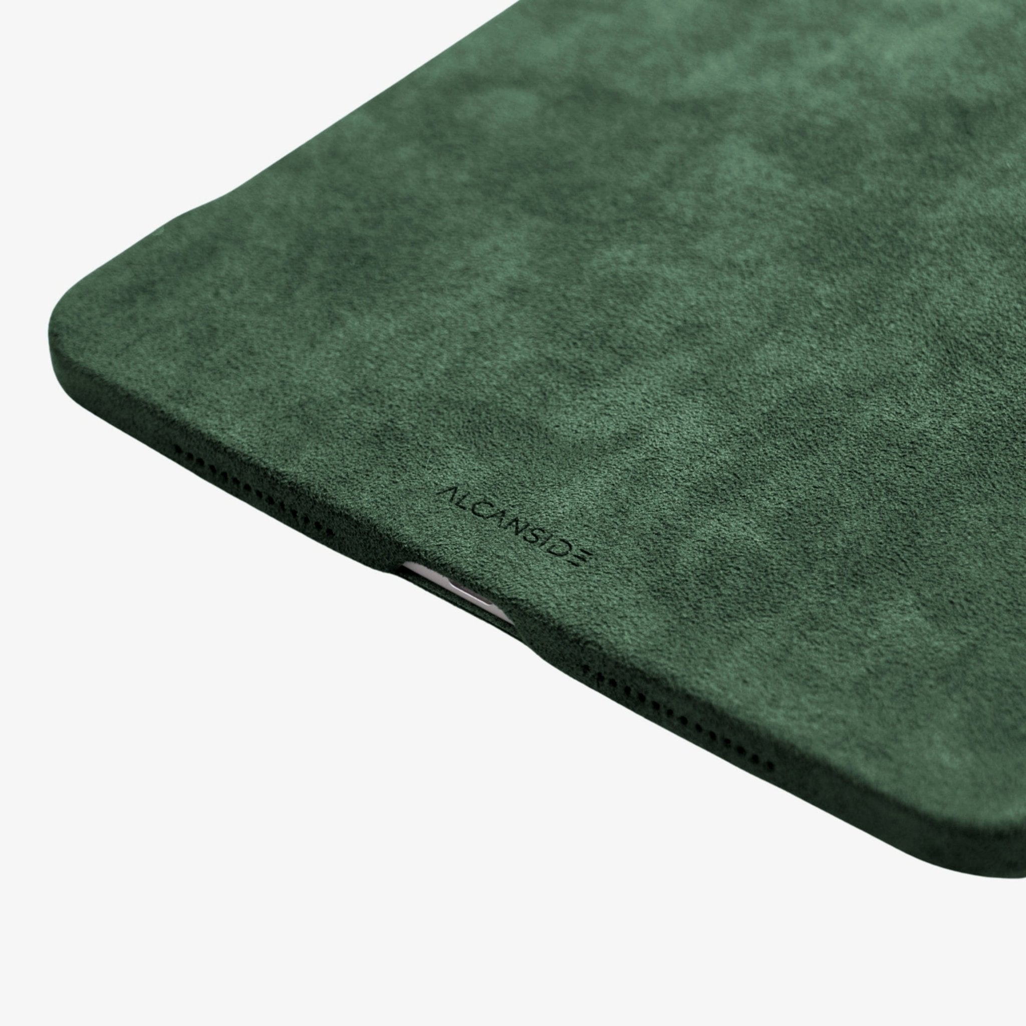 Alcantara iPad Cover - For iPad Air 11 inch (2024/2026) - Midnight Green - Alcanside