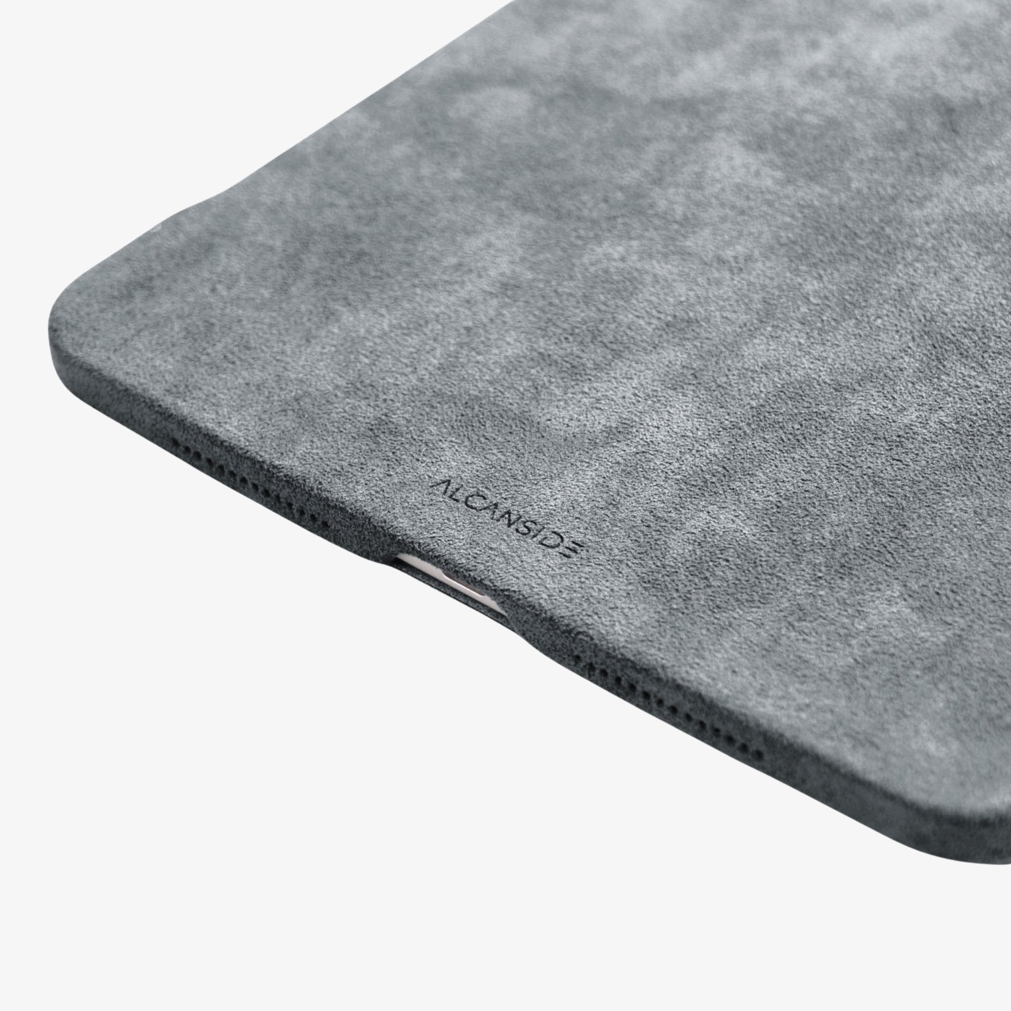 Alcantara iPad Cover - For iPad Air 2026  (13 inch) - Nardo Gray - Alcanside