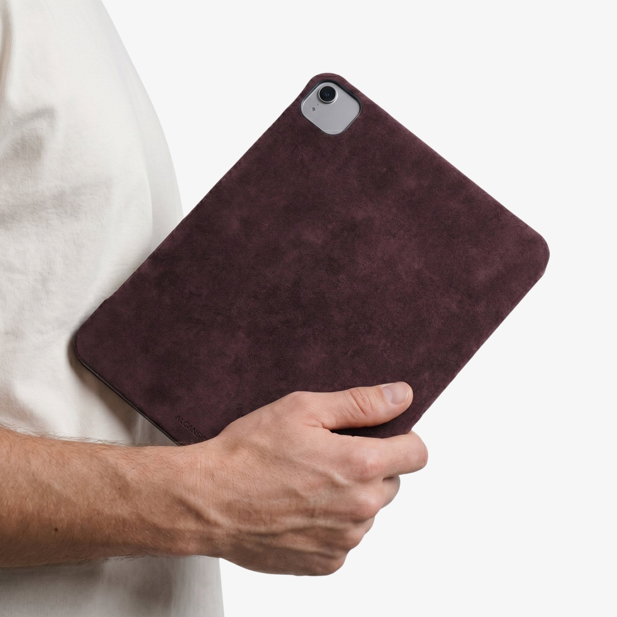 Alcantara iPad Cover - For iPad Air 2026  (13 inch) - Wine Red - Alcanside