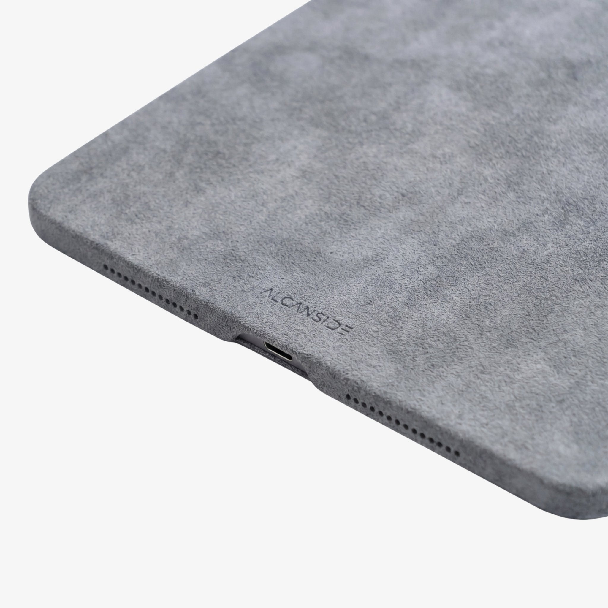 Alcantara iPad Cover - For iPad Pro (13 inch) - Nardo Gray - Alcanside
