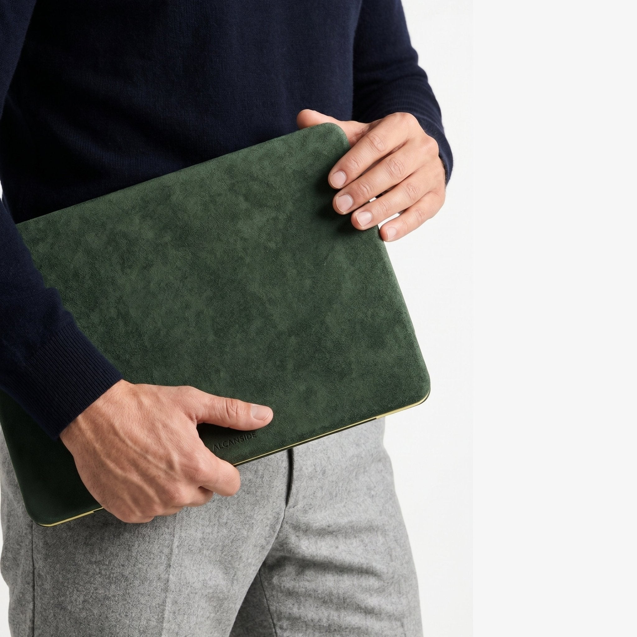 Alcantara MacBook Neo Cover – For 13 inch (2026) – Midnight Green - Alcanside