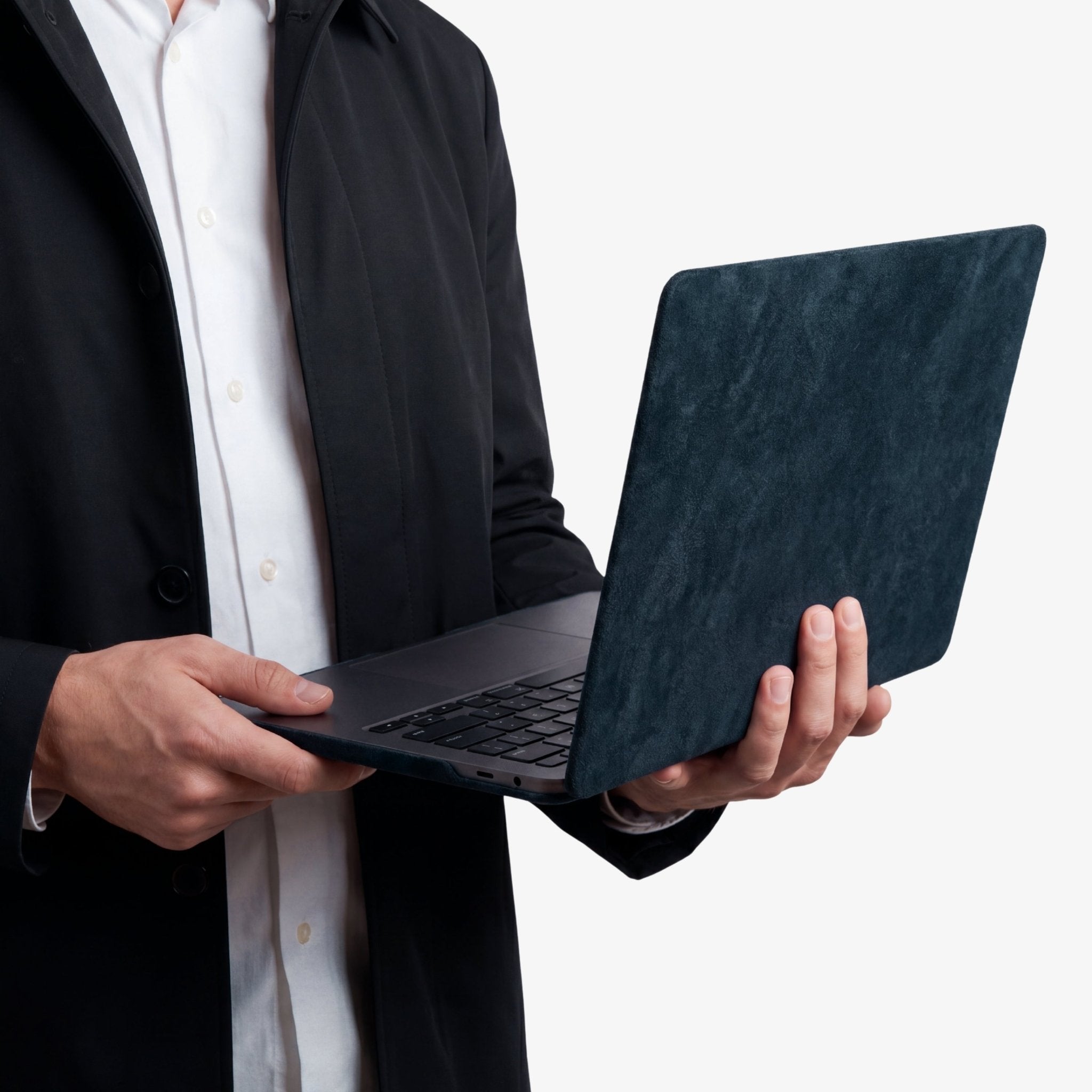 Alcantara MacBook Neo Cover – For 13 inch (2026) – Navy Blue - Alcanside
