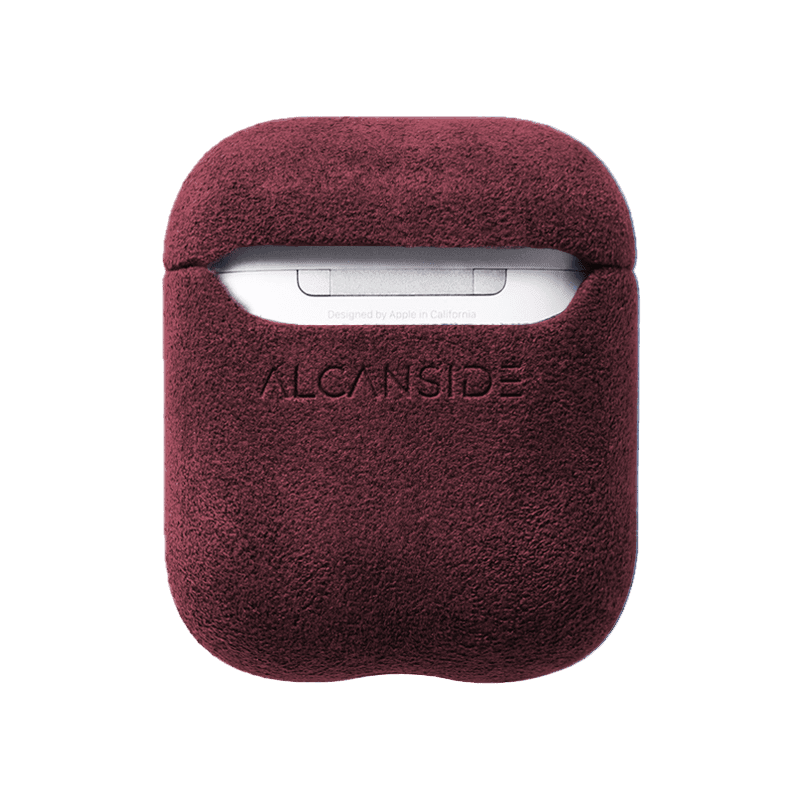 Donkervoort F22 - AirPods 1/2 Gen Alcantara Case - Wine Red - Alcanside