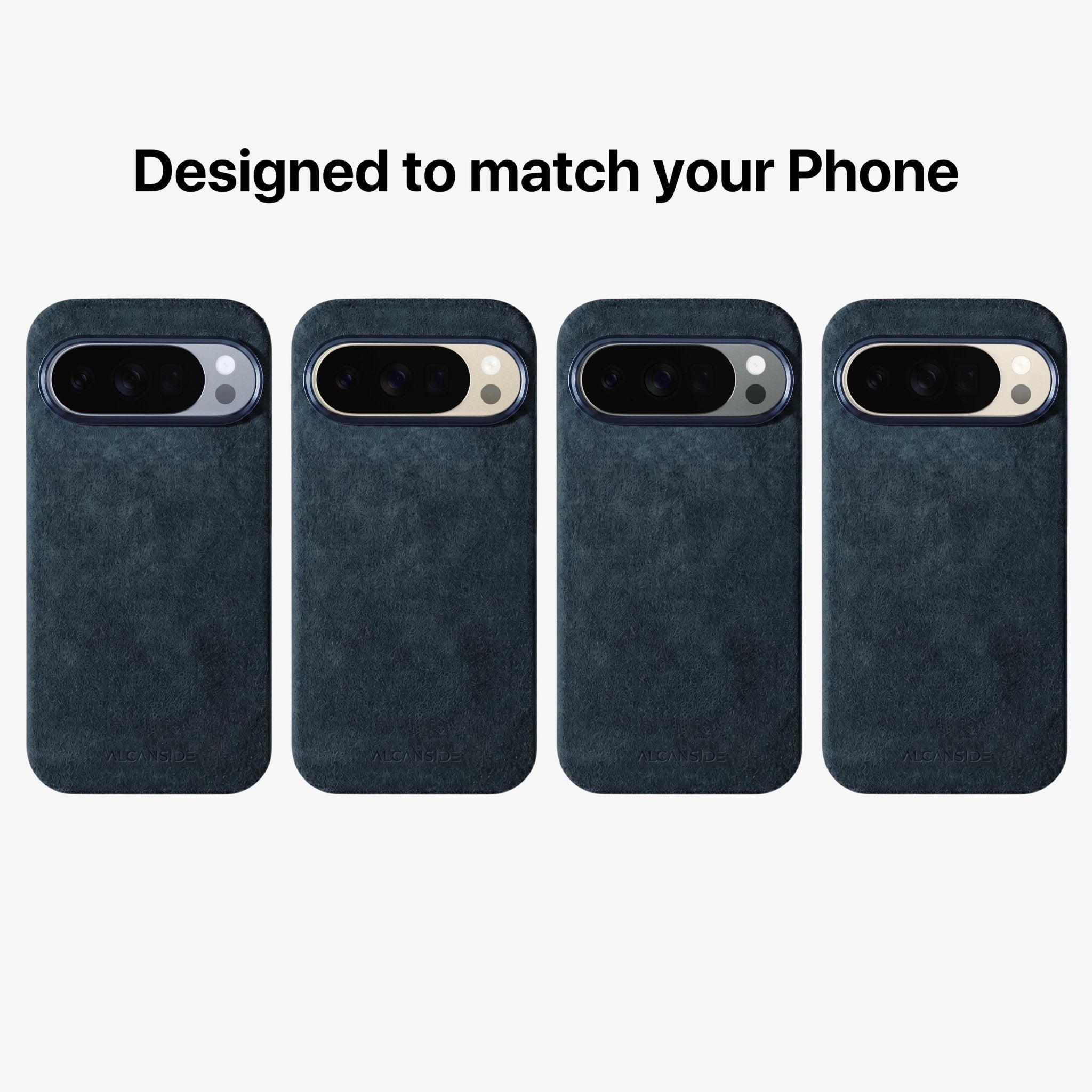 Google Pixel 10 Pro XL - Alcantara Case - Navy Blue - Alcanside