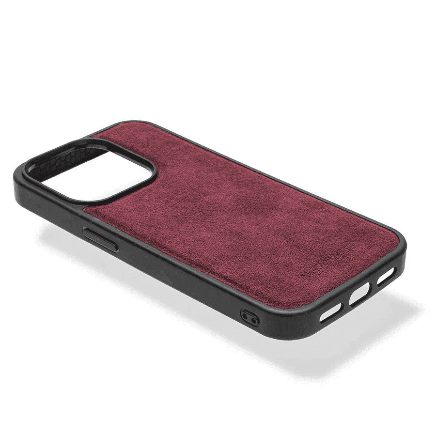 iPhone 13 Pro – Alcantara-Rückseite – Rot