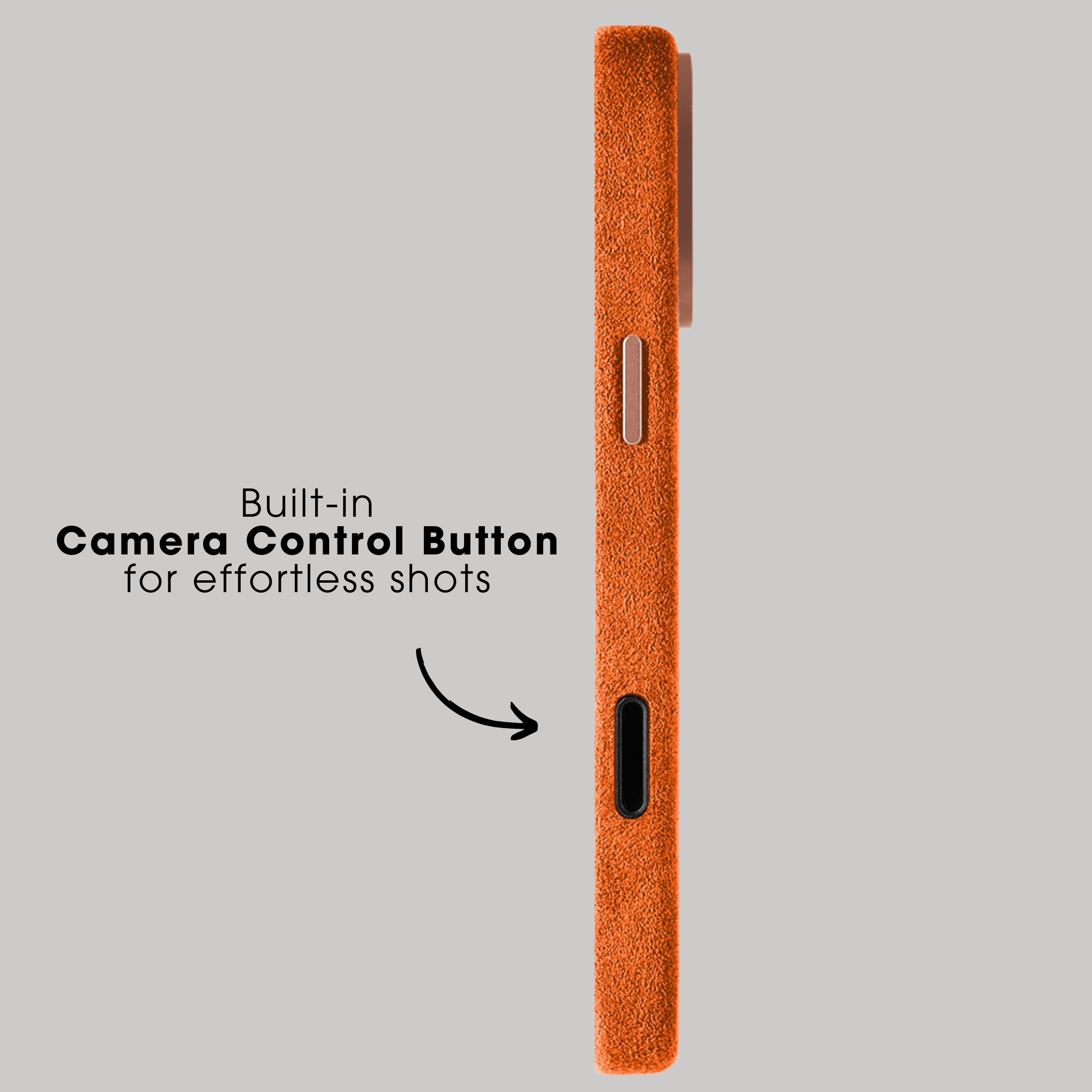 iPhone 17 Pro Max - Alcantara Case - Orange