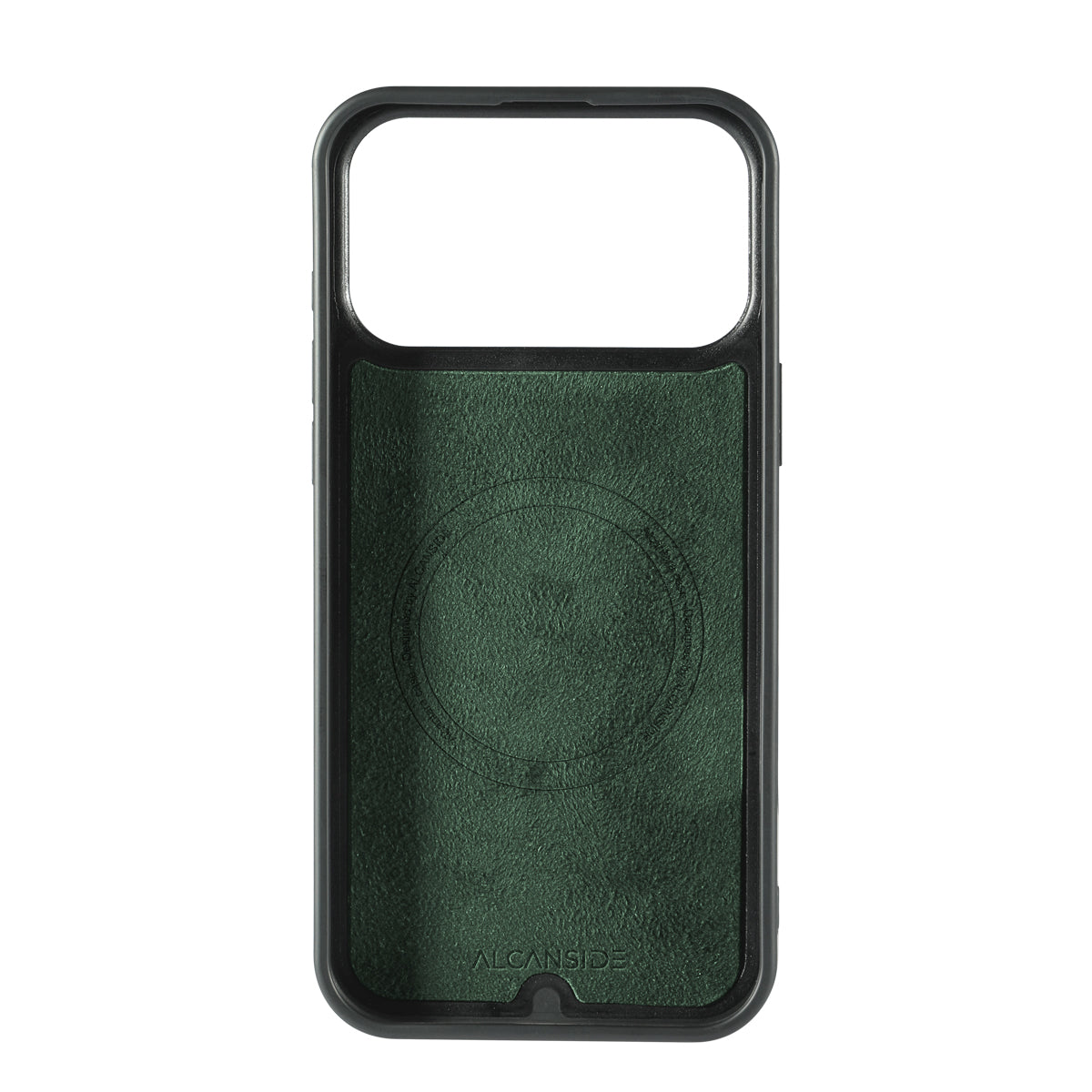 iPhone 17 Pro - Alcantara Back Cover - Midnight Green