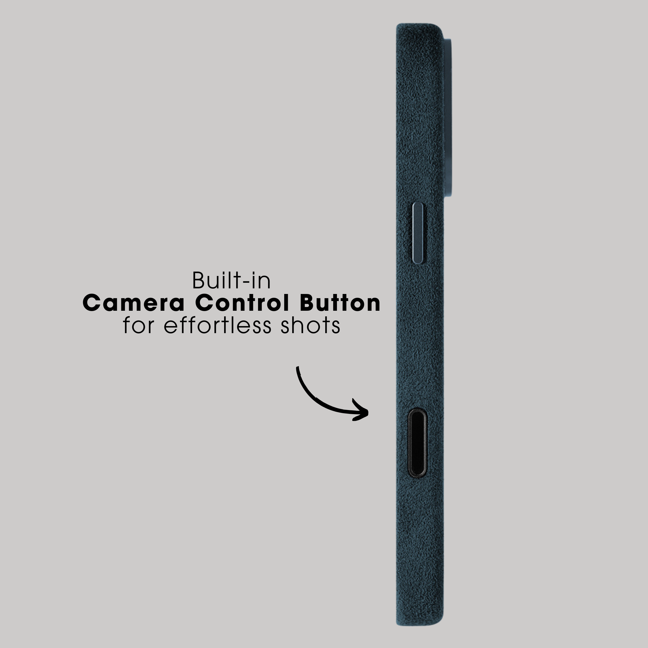 iPhone 17 Pro - Alcantara Case - Navy Blue