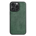 iPhone 12 & 12 Pro - Alcantara Back Cover - Midnight Green