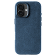iPhone 16 - Alcantara Case - Ocean blue - Alcanside