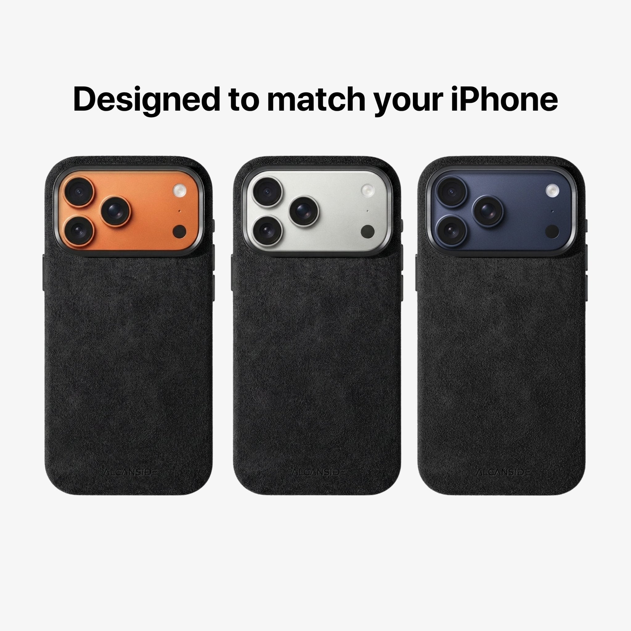 iPhone 17 Pro Max - Alcantara Case - Deep Black - Alcanside