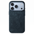 iPhone Alcantara Case - Navy Blue