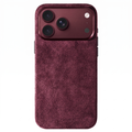 iPhone 18 Pro - Alcantara Case - Wine Red