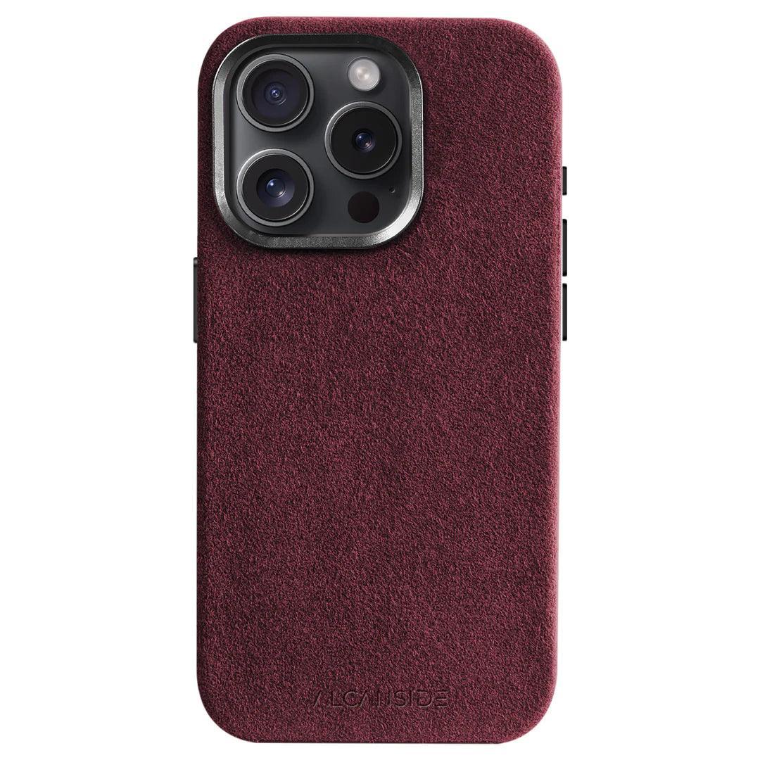 iPhone Alcantara Case - Red - Alcanside