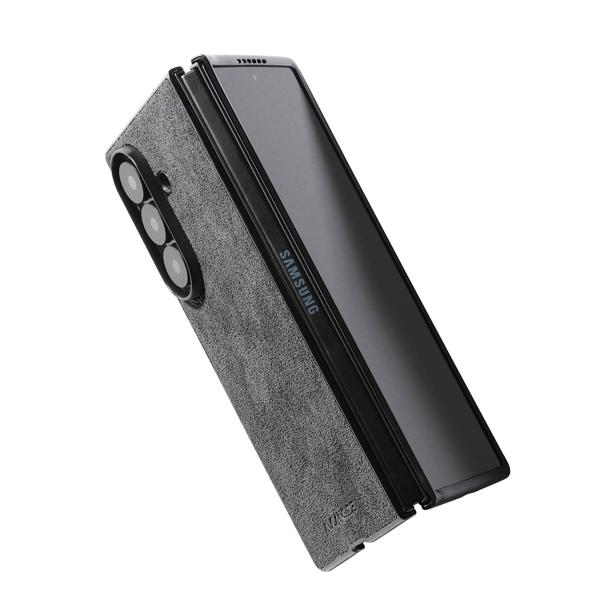 Samsung Galaxy Z Fold 7 - Alcantara Case - Space Grey - Alcanside